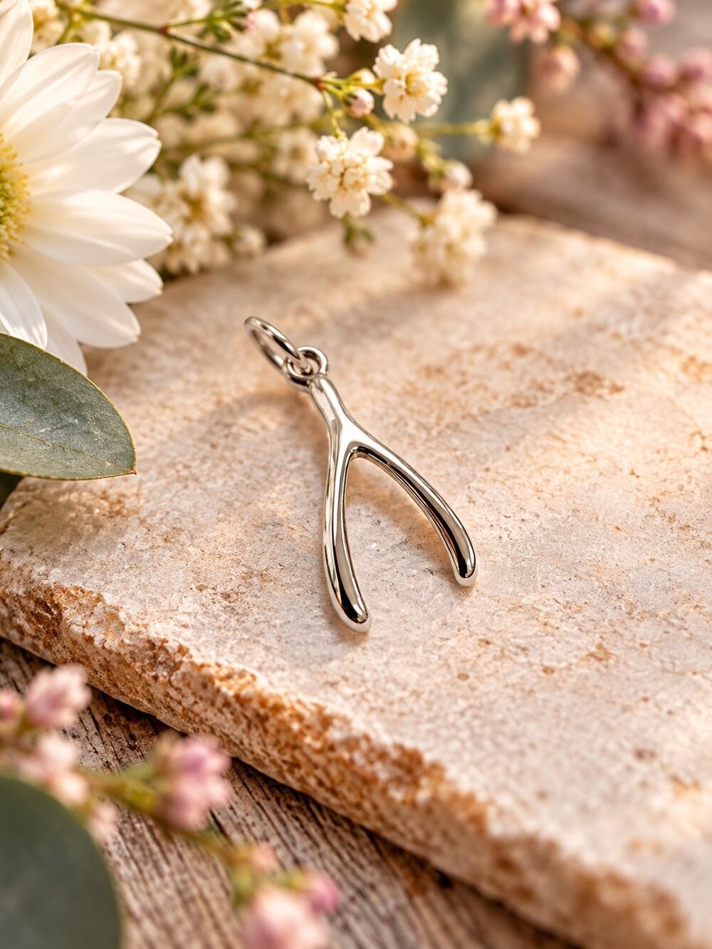 RETIRED James Avery Wishbone Sterling Silver Charm